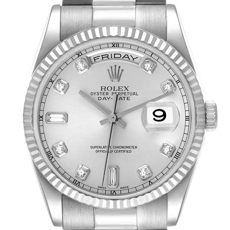 how much does a rolex president cost|rolex presidential white gold price.